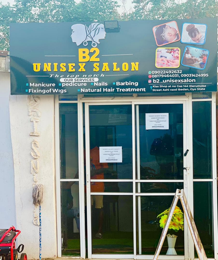 B2 Unisex salon, Salon in Ibadan, Ibadan